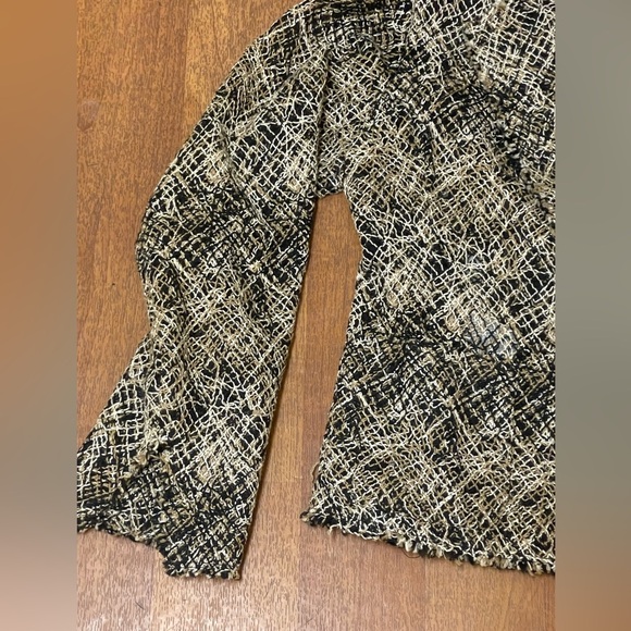 Jones New York Black and Cream Blazer with Textured Fabric - Picture 6 of 16